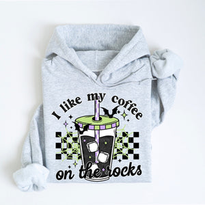 COFFEE ON THE ROCKS SPOOKY HOODIE