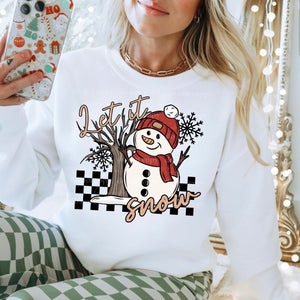 LET IT SNOW SNOWMAN SWEATSHIRT