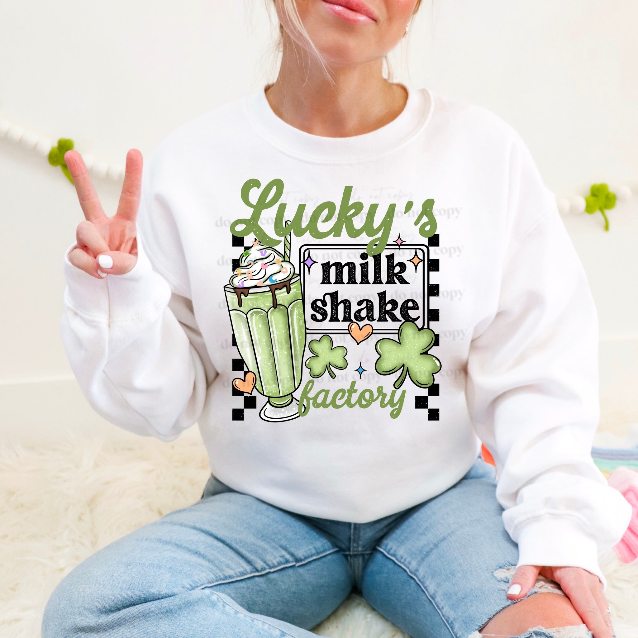 LUCKY'S MILK SHAKE SWEATSHIRT