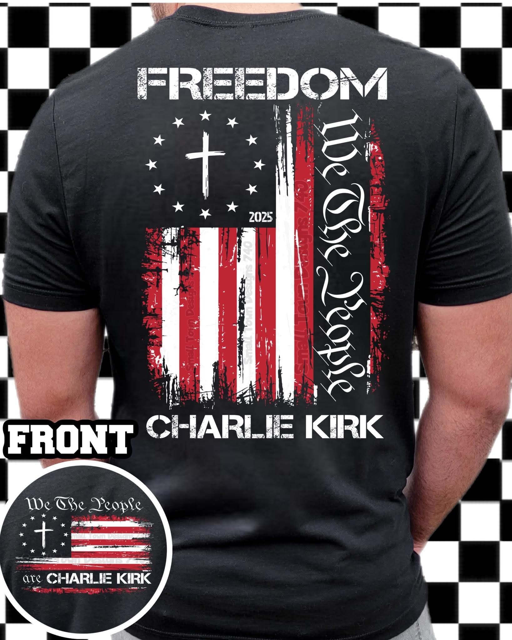 CHARLIE REMEMBRANCE 4 DOUBLE SIDED TEE