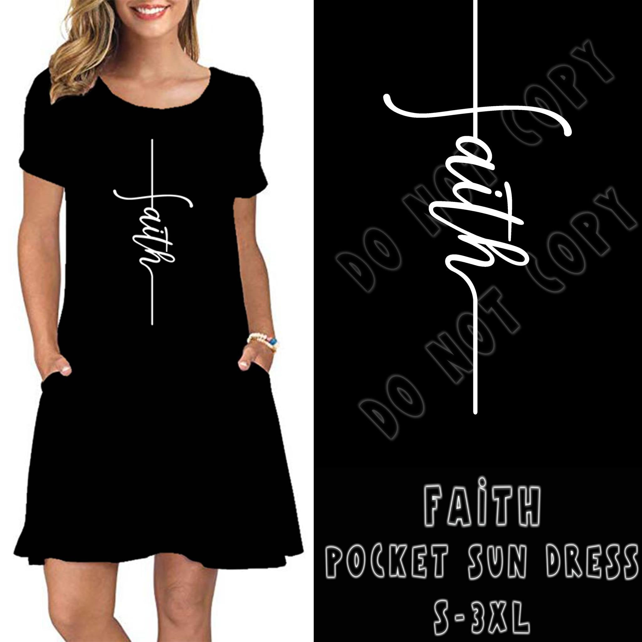 POCKET DRESS RUN-FAITH