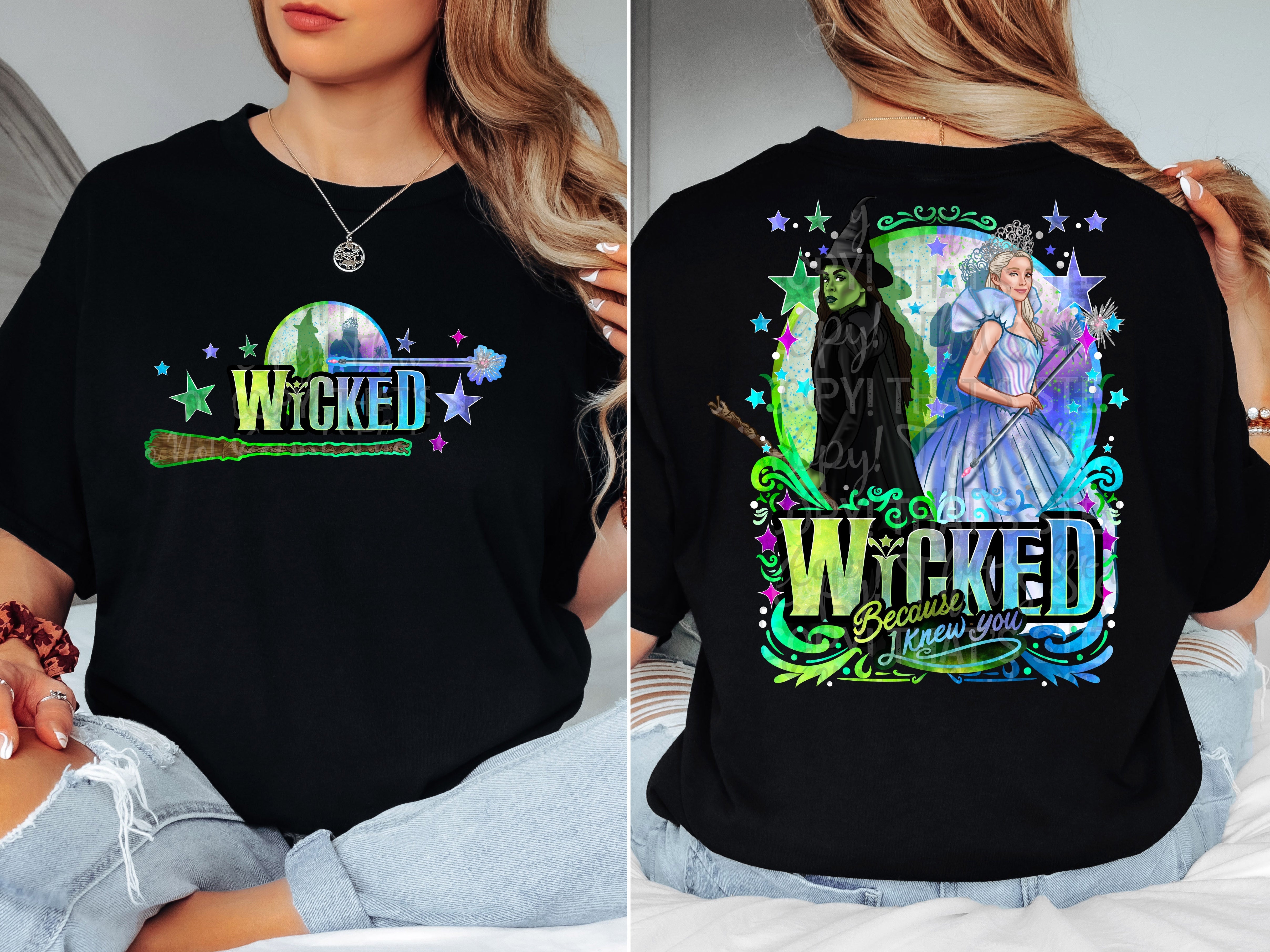 I KNEW YOU WICKED DOUBLE SIDED TEE