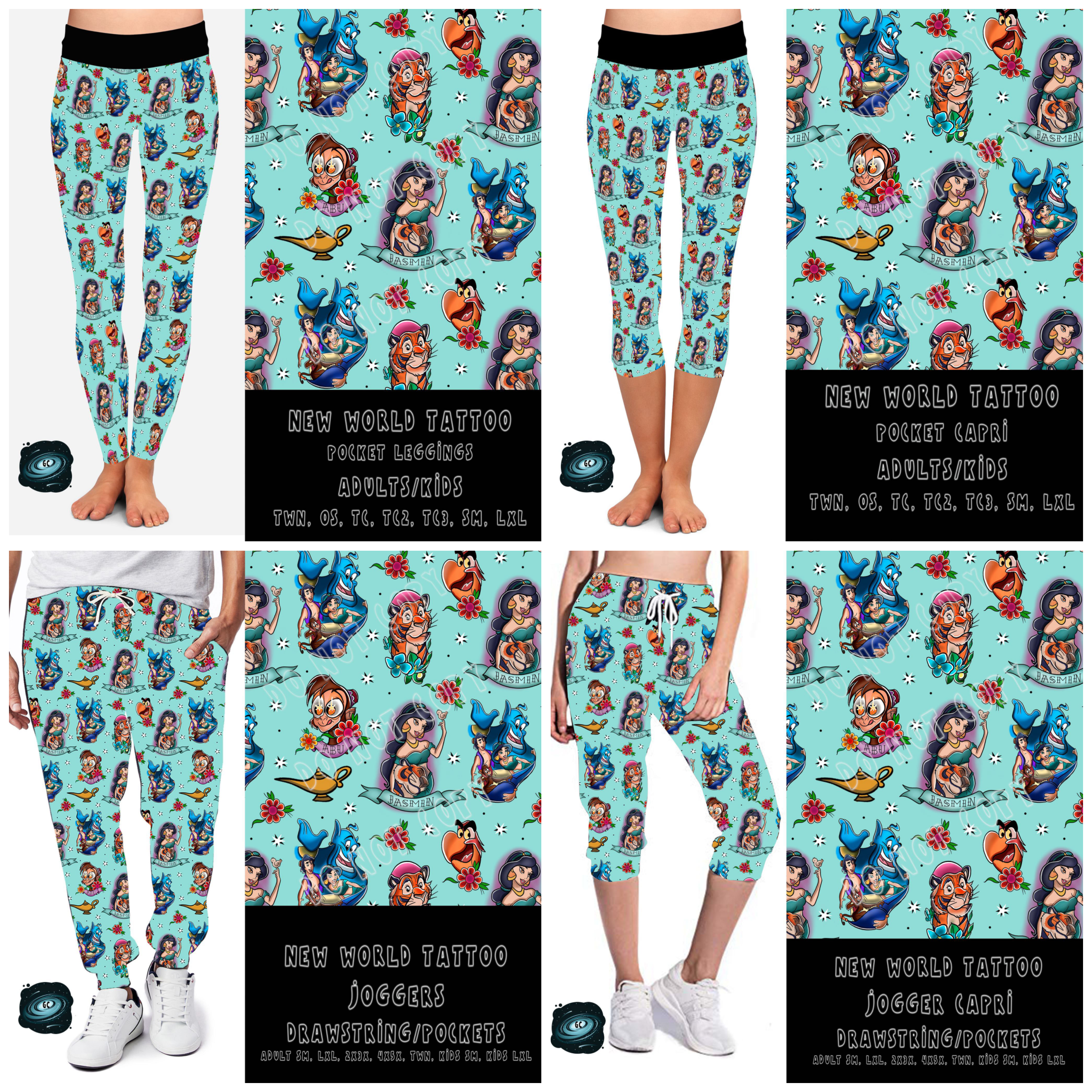 TATTOO RUN- NEW WORLD- POCKET LEGGING/JOGGER