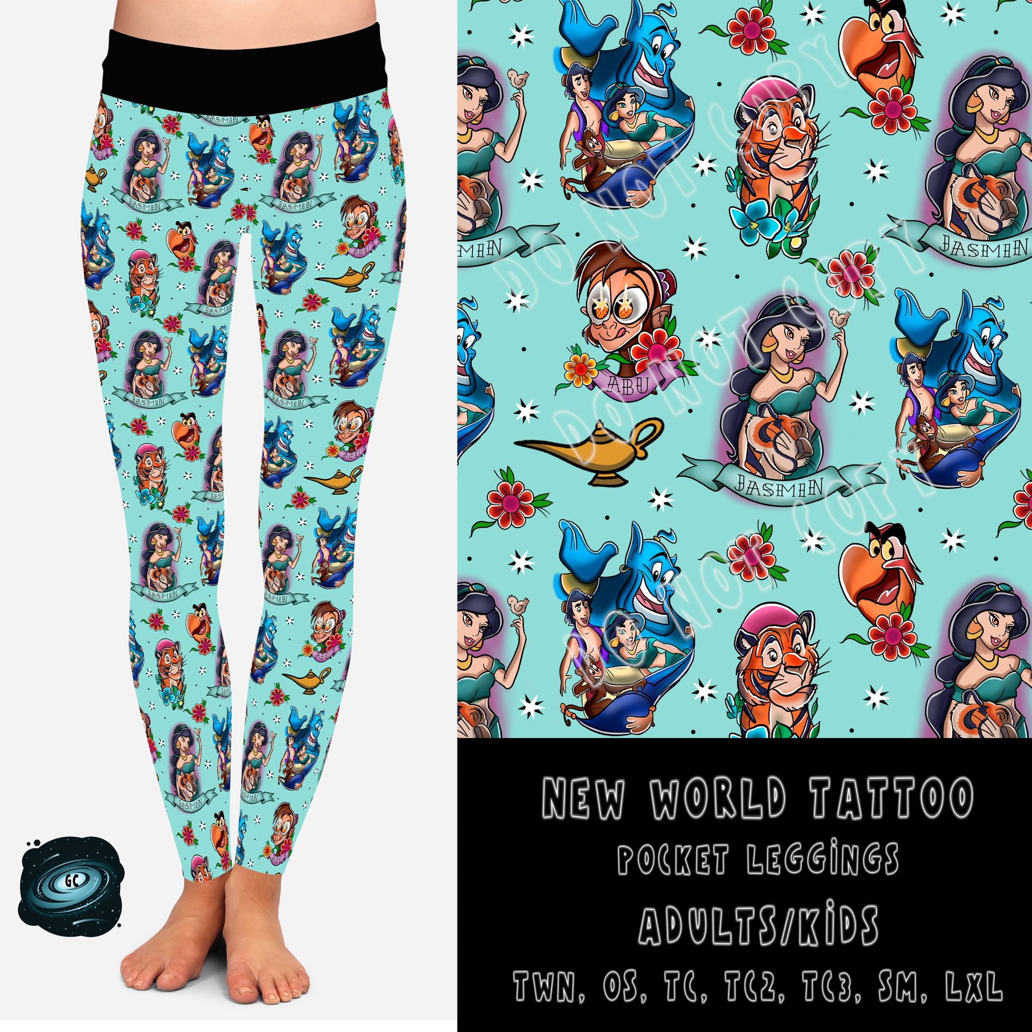 TATTOO RUN- NEW WORLD- POCKET LEGGING/JOGGER