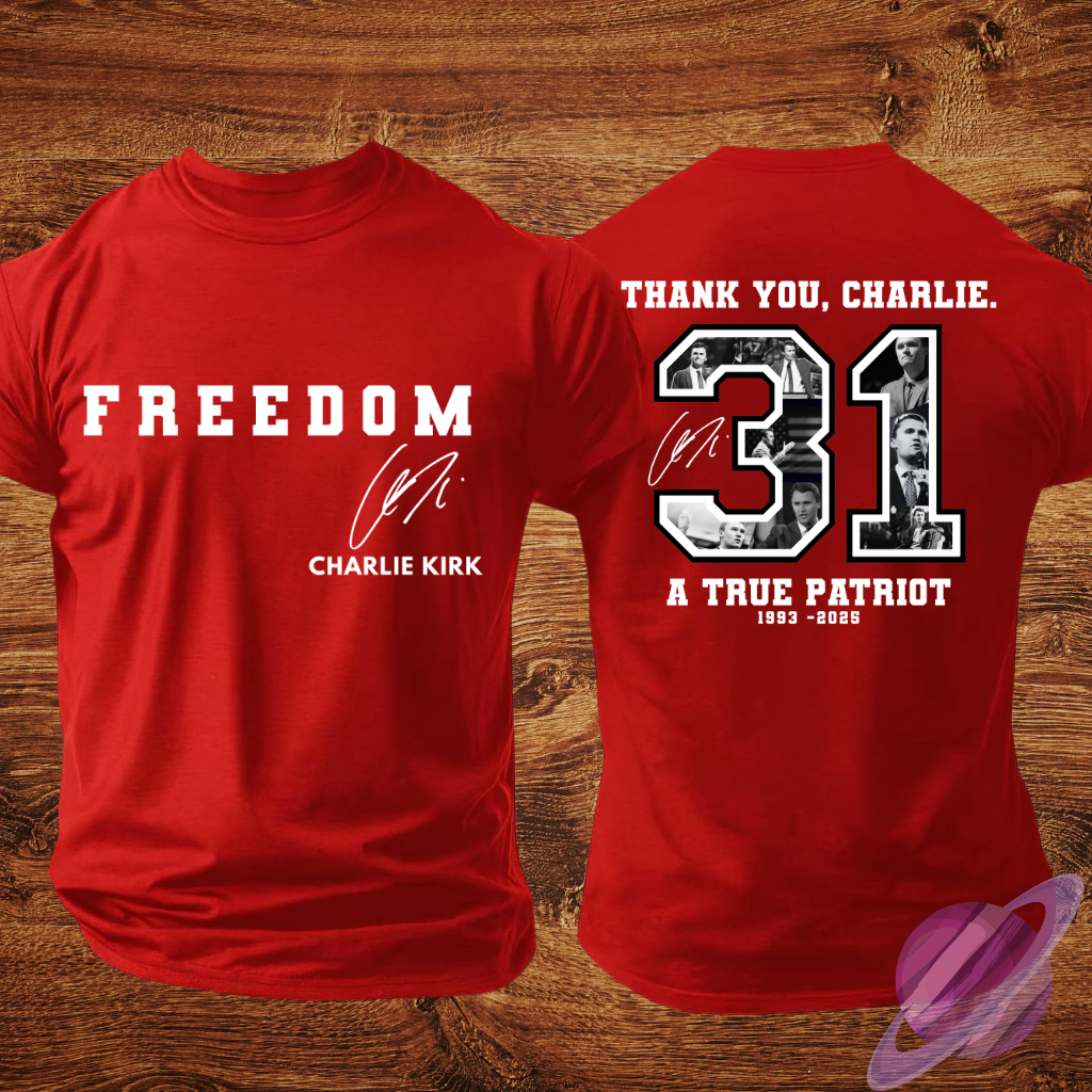 CHARLIE REMEMBRANCE 3 DOUBLE SIDED TEE