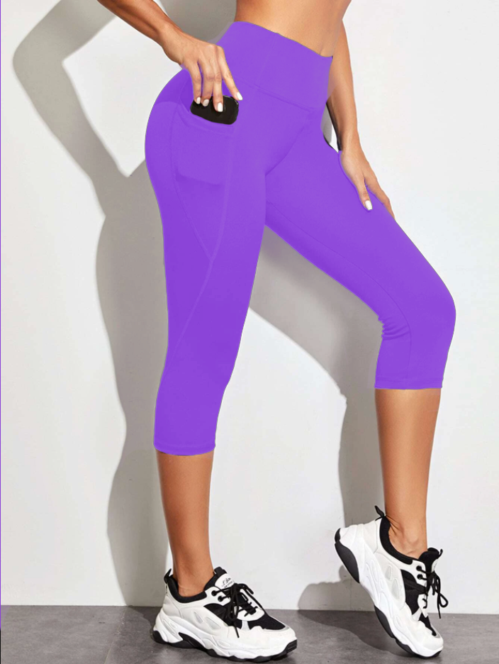 SPC RUN-VIOLET- POCKET CAPRI- 2 OPTIONS