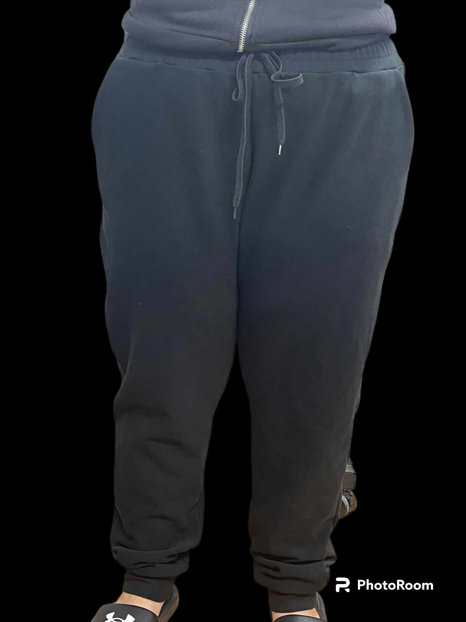 NAVY BLUE - BUTTER FLEECE LINED UNISEX JOGGERS