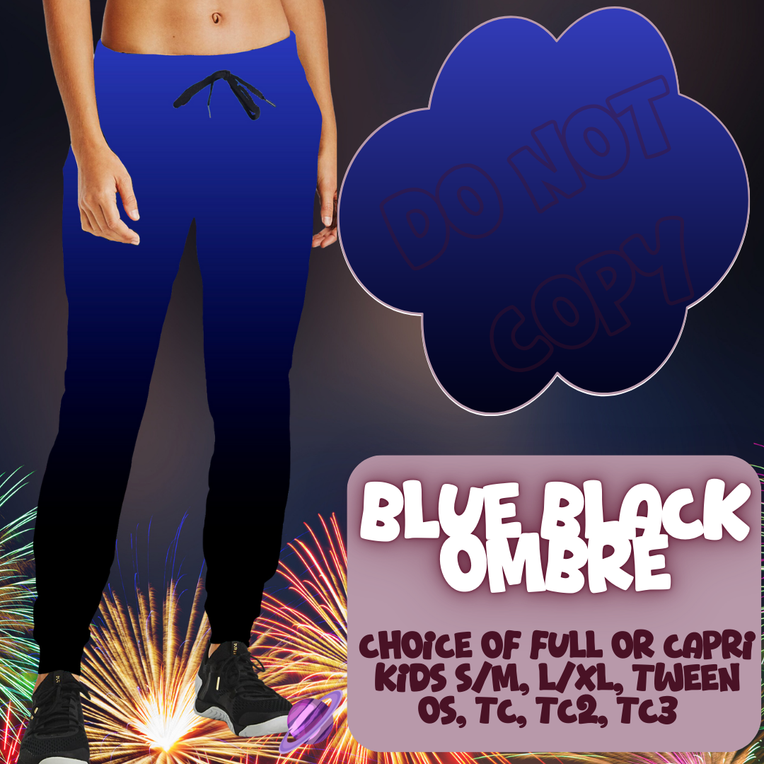 BLUE BLACK OMBRE - SKIRT/LEGGING/JOGGER/LOUNGER - OMBRE RUN 3 PREORDER CLOSING 1/17