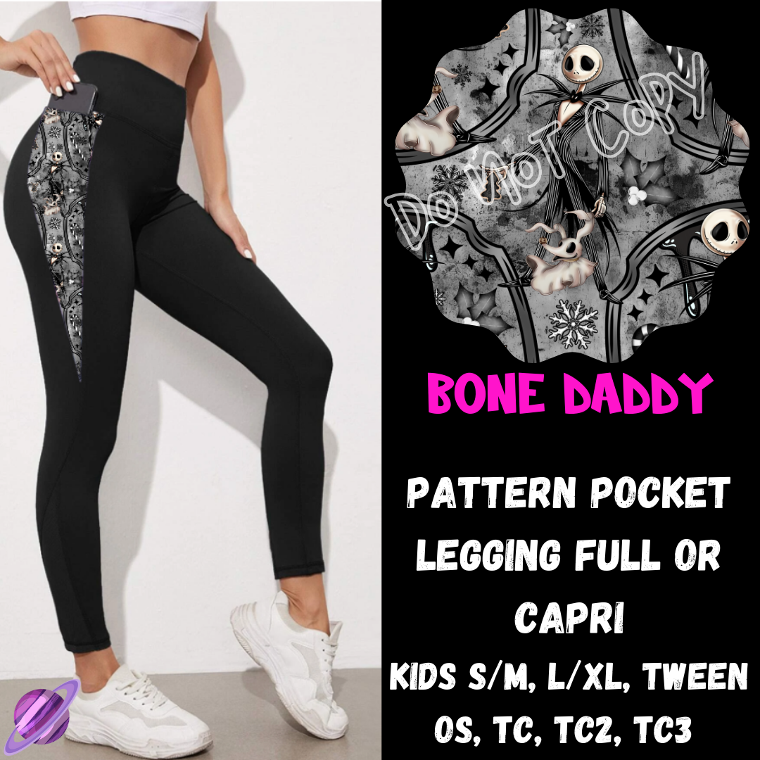 BONE DADDY - LEGGING/CAPRI-ZIP UP HOODIE OUTFIT RUN PREORDER CLOSES 1/26