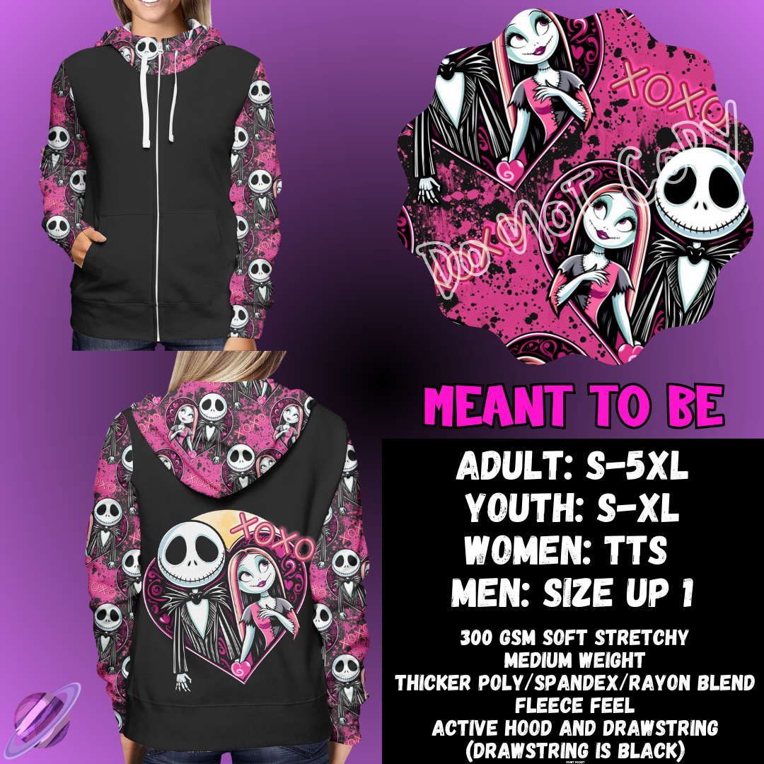 MEANT TO BE - ZIP UP HOODIE OUTFIT RUN PREORDER CLOSES 1/26