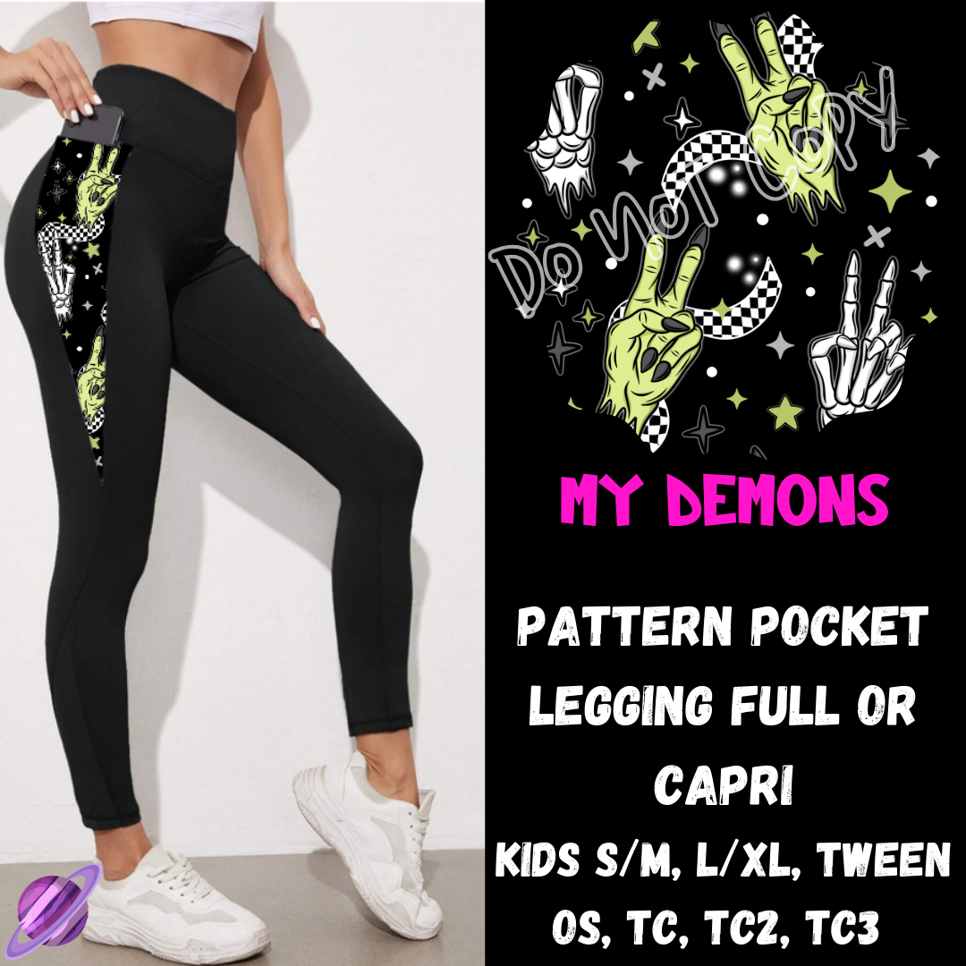 MY DEMONS - LEGGING/CAPRI-ZIP UP HOODIE OUTFIT RUN PREORDER CLOSES 1/26